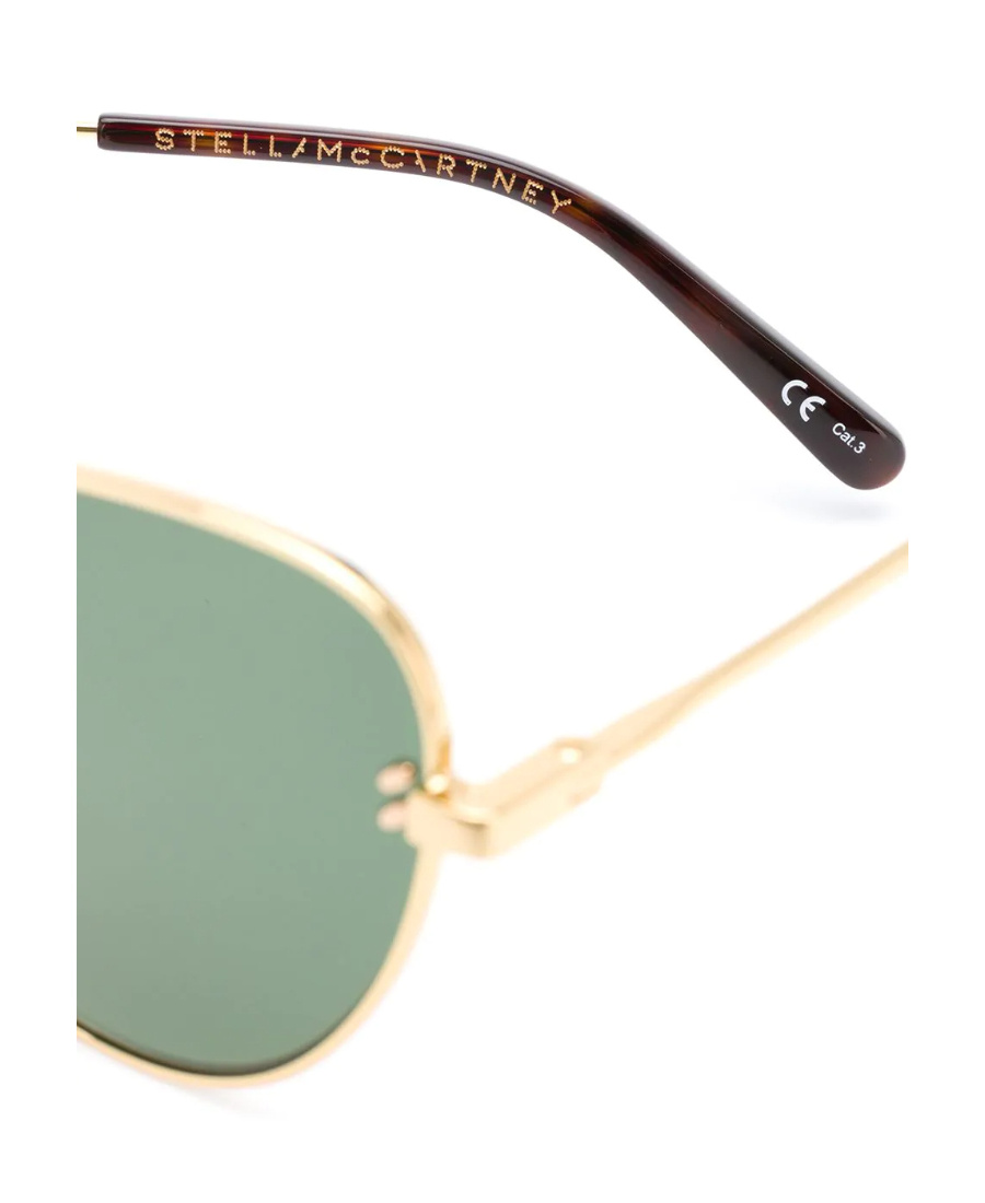 Stella Mccartney Cat's Eye Frame Sunglasses In Green