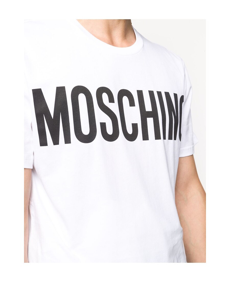 Moschino Crew Neck Short Sleeves T-shirts In White