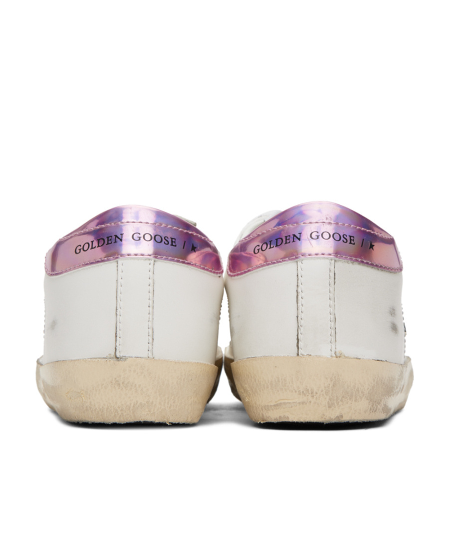 Golden Goose Ssense Exclusive White Super-star Sneakers In White