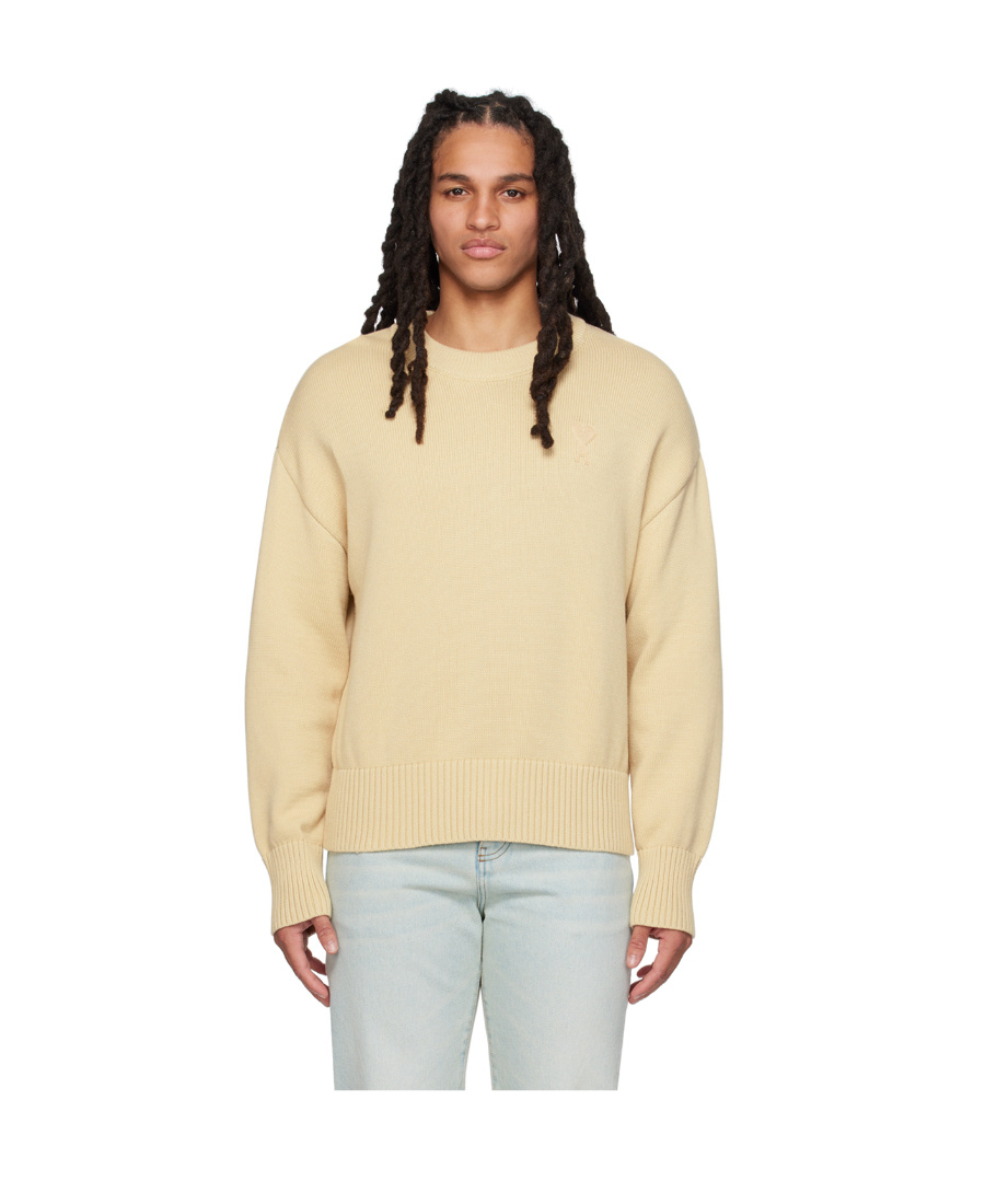 Ami Alexandre Mattiussi Ami Paris Sweaters In Nude