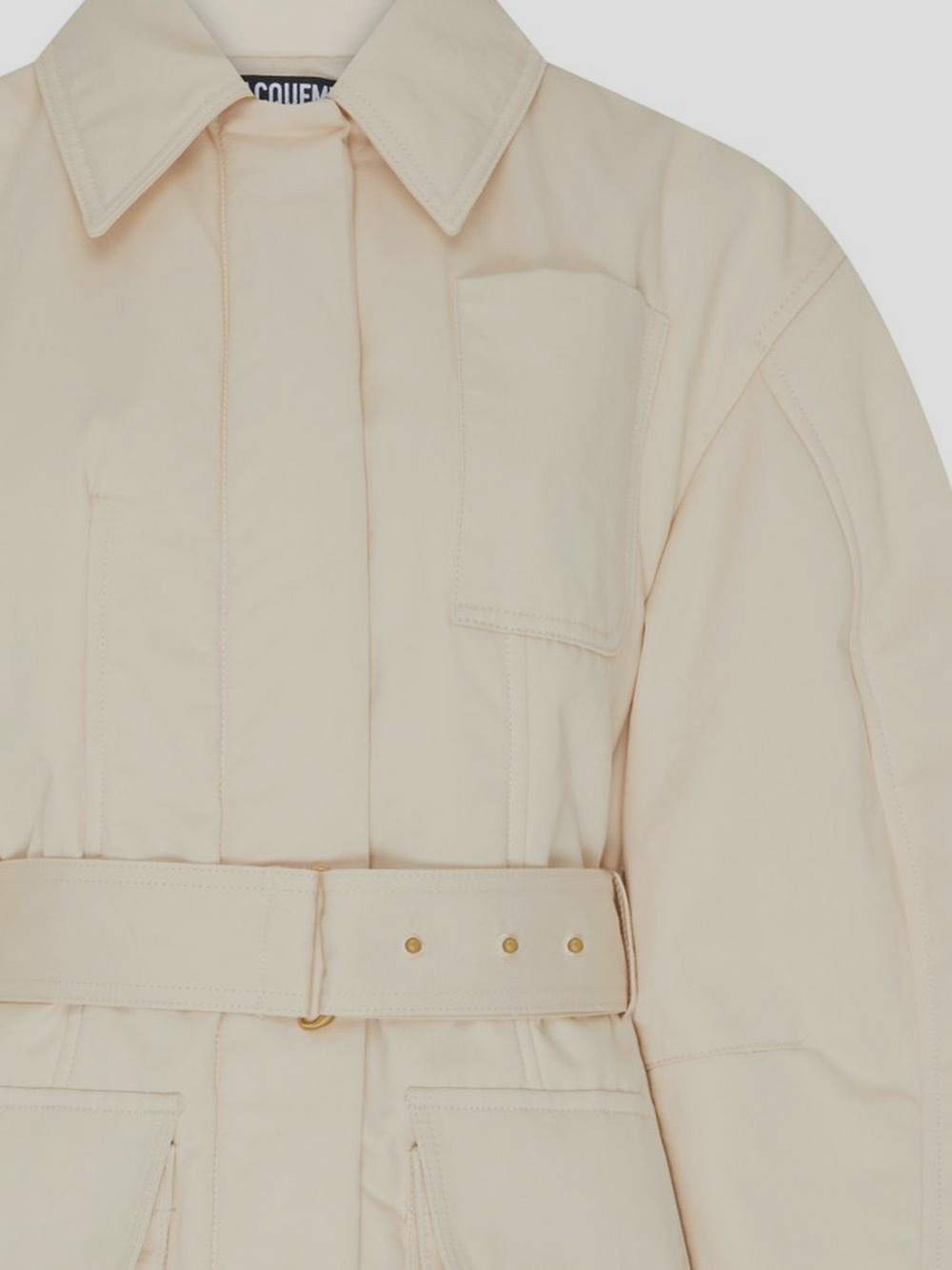 Jacquemus Women Le Blouson Bari Down Jacket In Nude