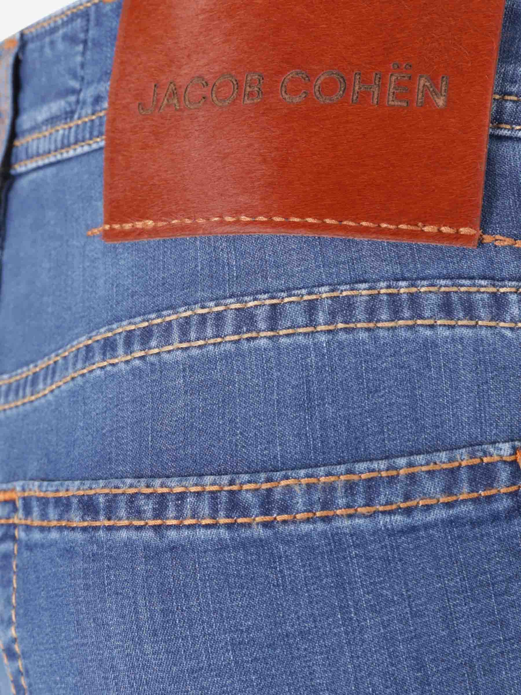 Jacob Cohen Belt-loop Jeans In Blue
