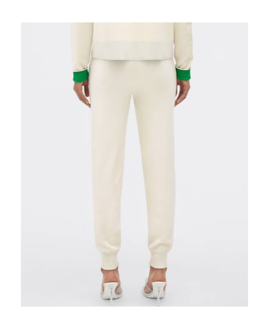 Bottega Veneta Lightweight Merino Wool Sweatpants In White