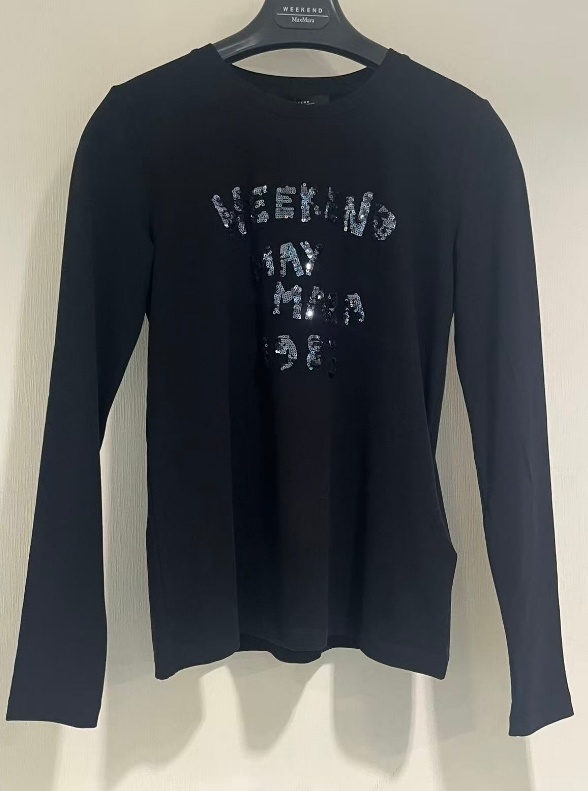 Weekend Max Mara Long-sleeved T-shirt In Blue