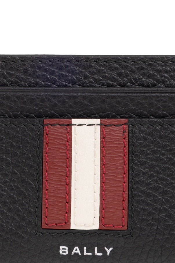 Bally Thar Leather Card Holder In Black