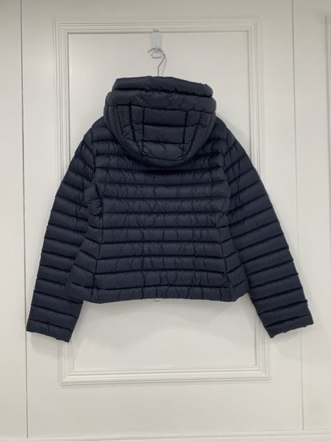 Moncler Long-sleeved Cotton Jacket In Blue