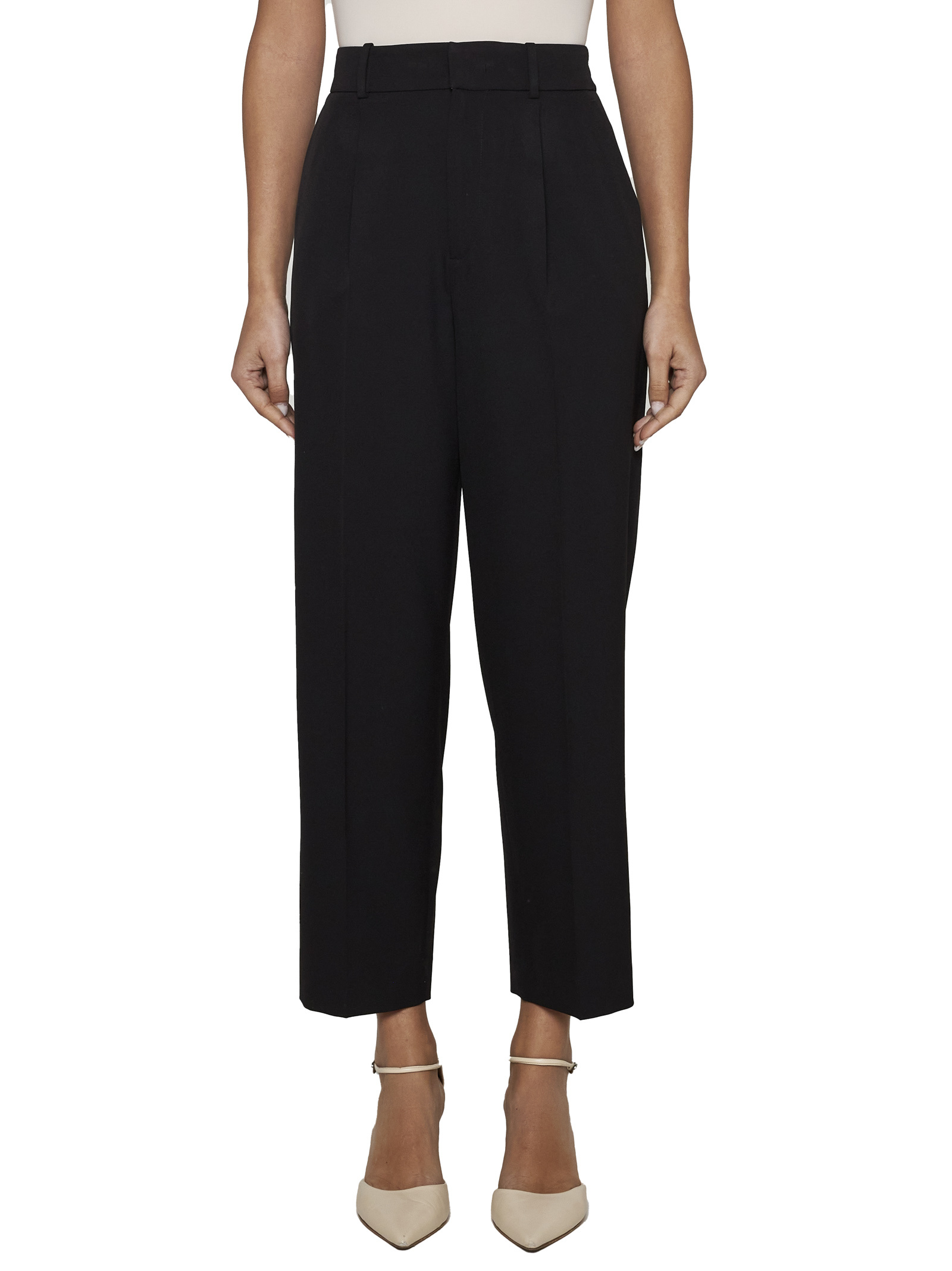 Pt Torino Tailored Fit Trousers In Black
