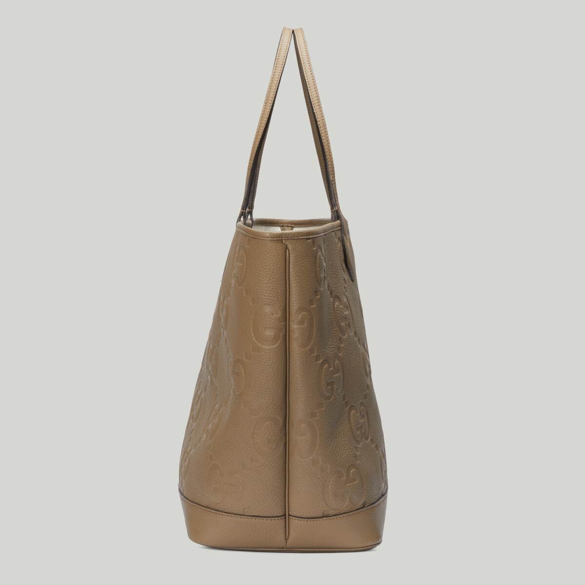 Gucci All-over Logo Tote Bag In Brown