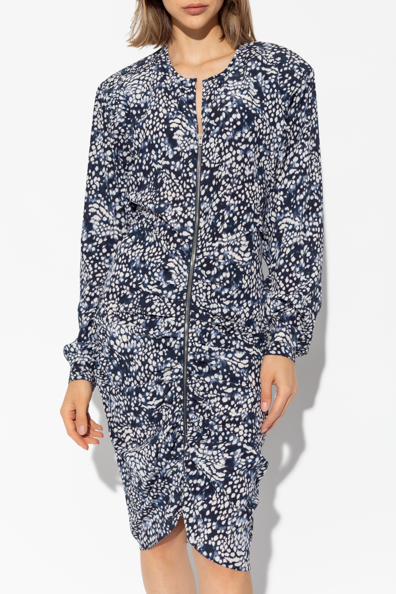 Isabel Marant Long-sleeved Dress In Black