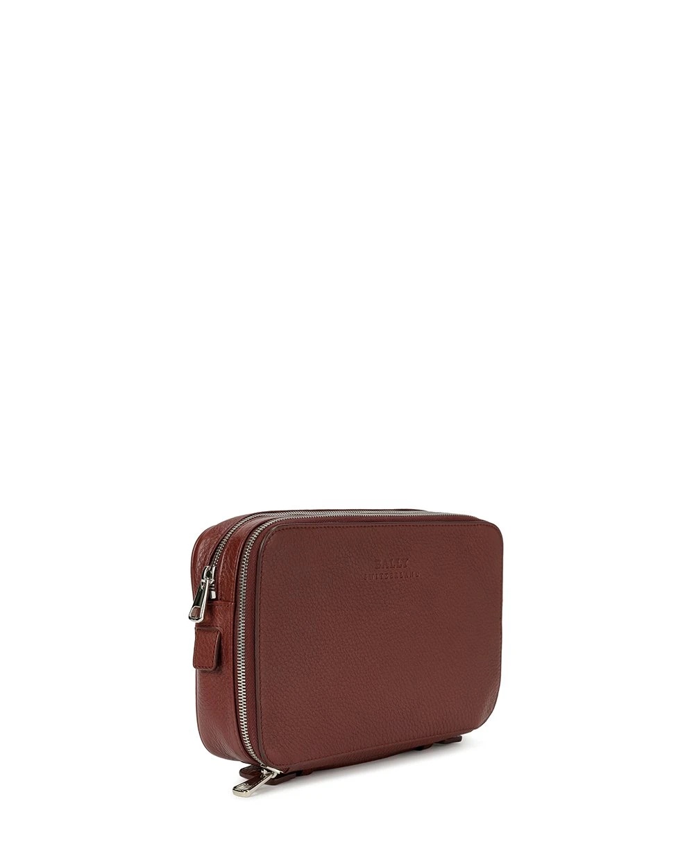Bally Logo Wallet In Red