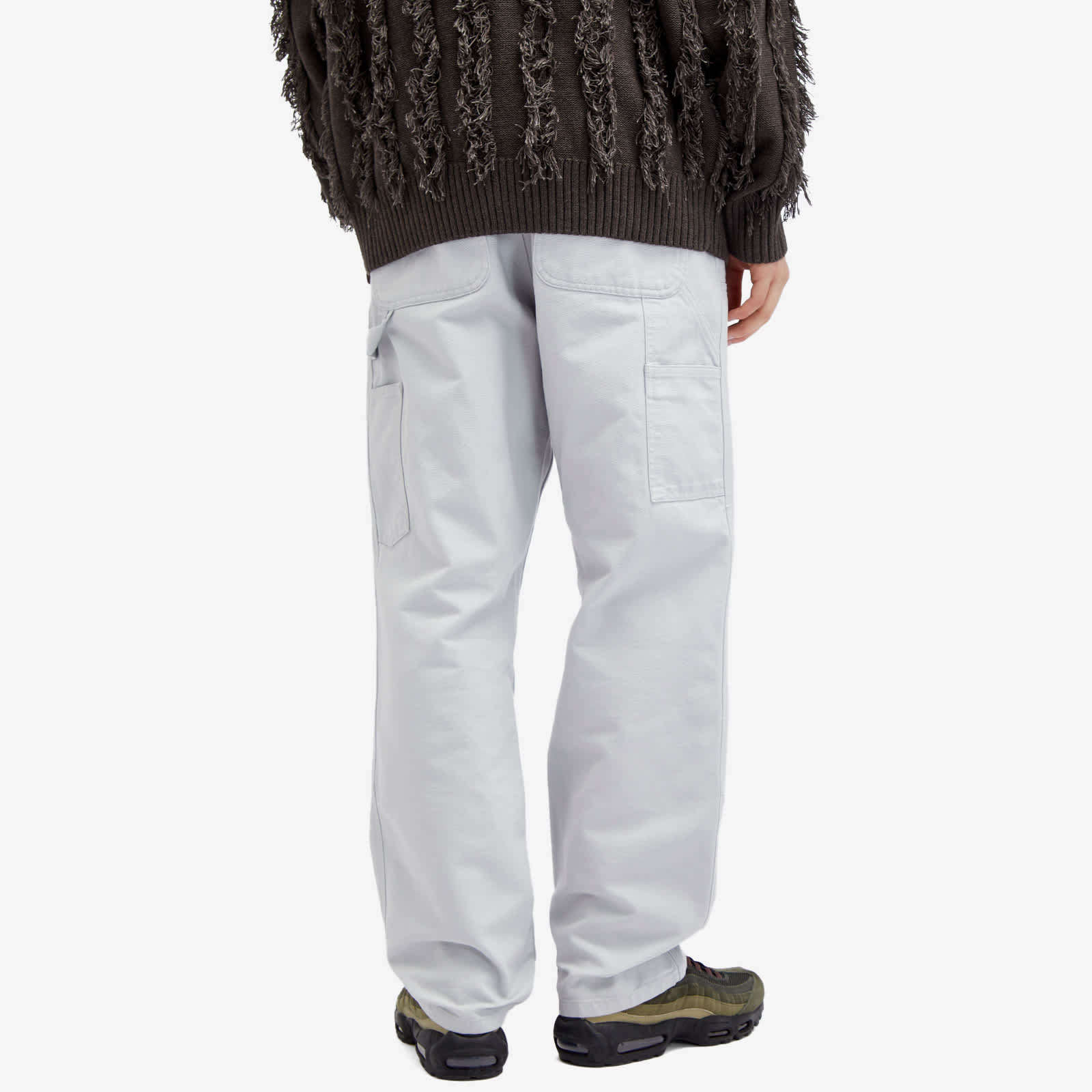 Carhartt Single Knee Pant Straight Trousers In White