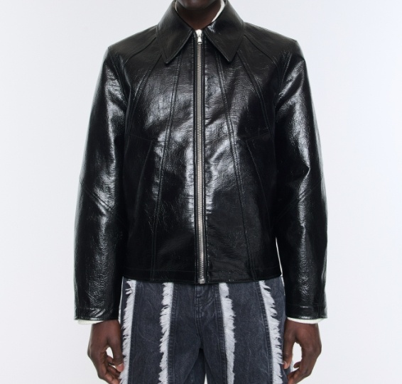Séfr Long Sleeve Casual Jacket In Black