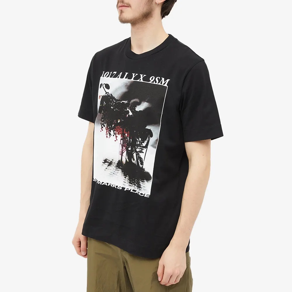 Alyx Graphic-print Short-sleeved T-shirt In Black