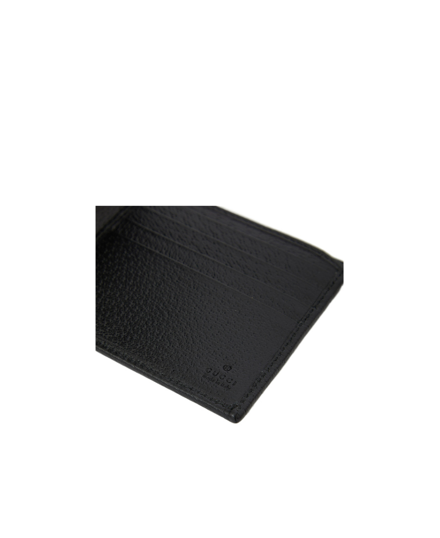 Gucci Signature Horsebit-detail Bi-fold Wallet In Black
