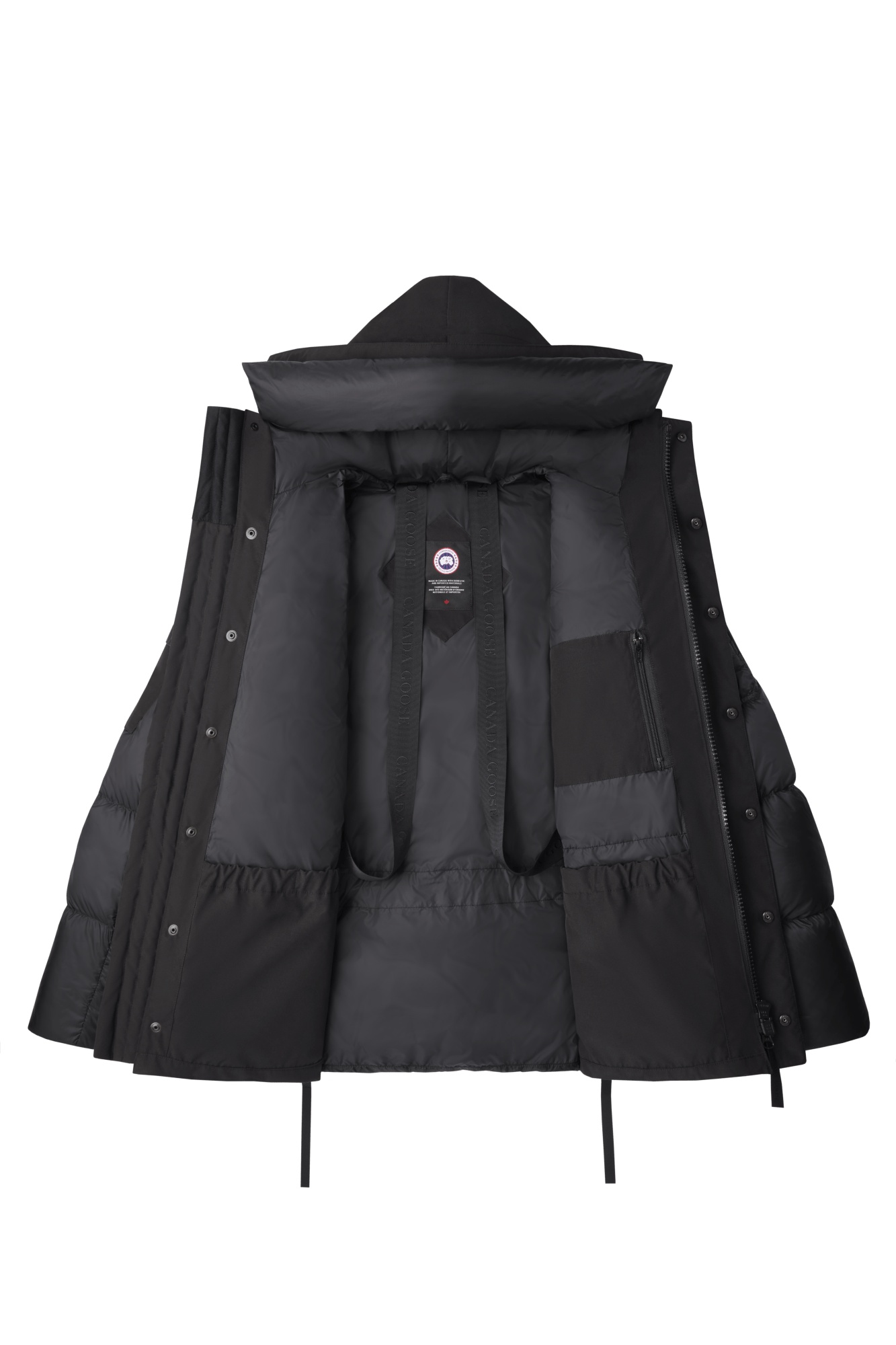 Canada Goose Paradigm Expedition Padded-sleeves Parka In Black
