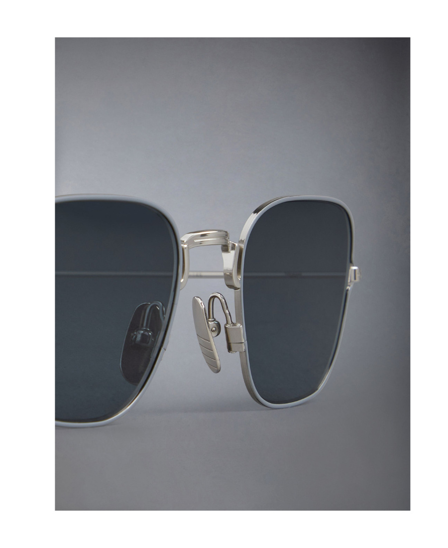 Thom Browne Square-frame Sunglasses In Gray