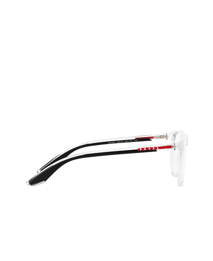 Shop Prada Eyewear Square Frame Glasses In White