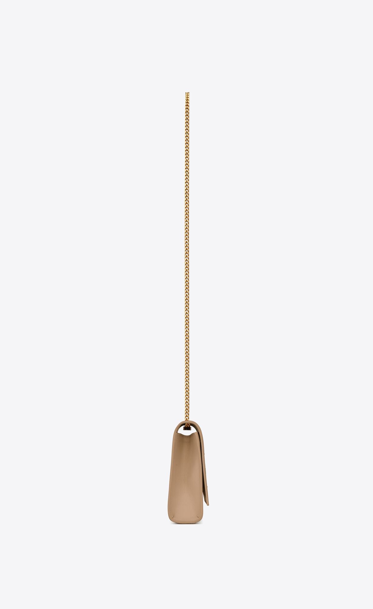 Saint Laurent Medium 'monogram' Shoulder Bag In Nude