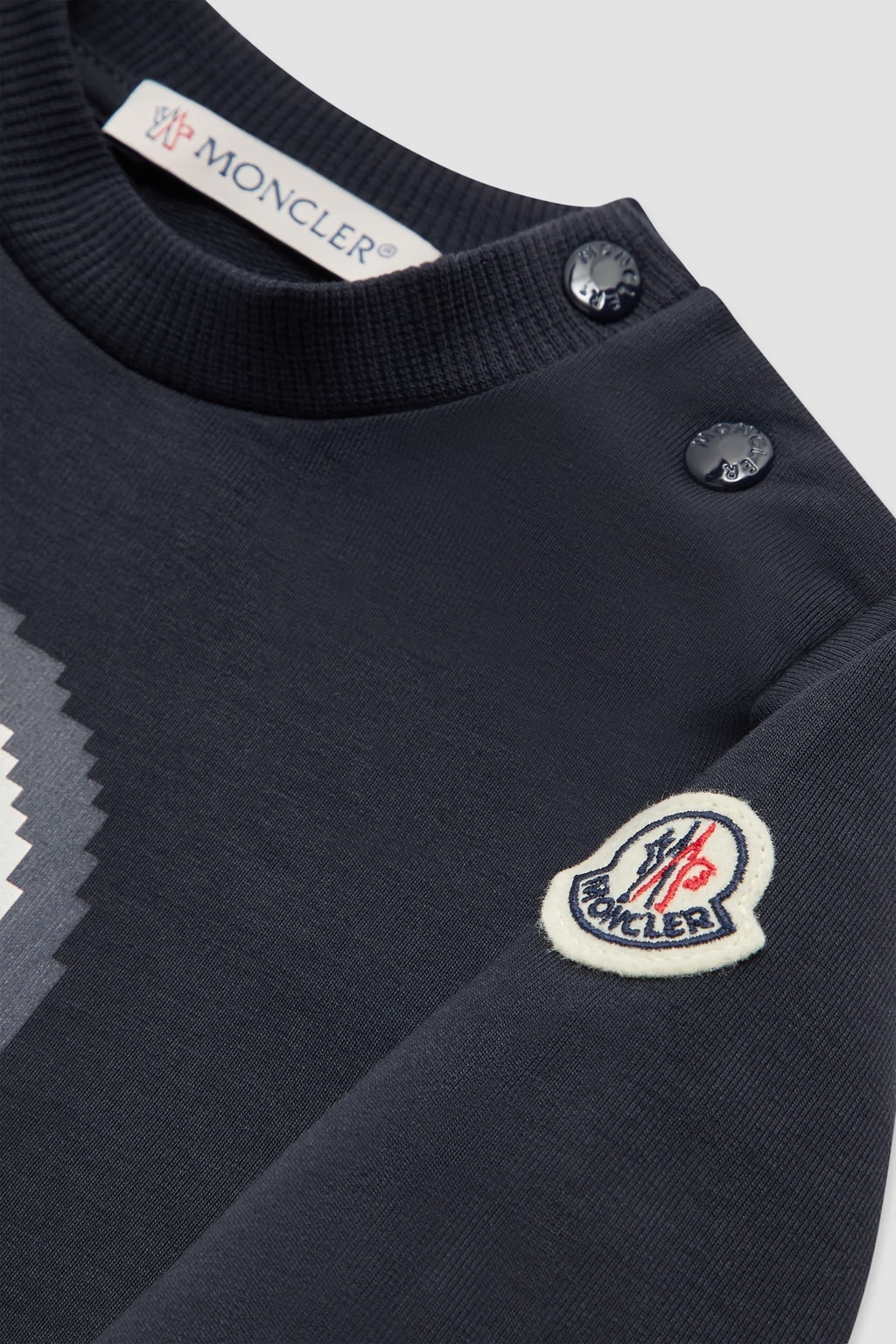 Moncler Long-sleeved Sportswear Set In Blue