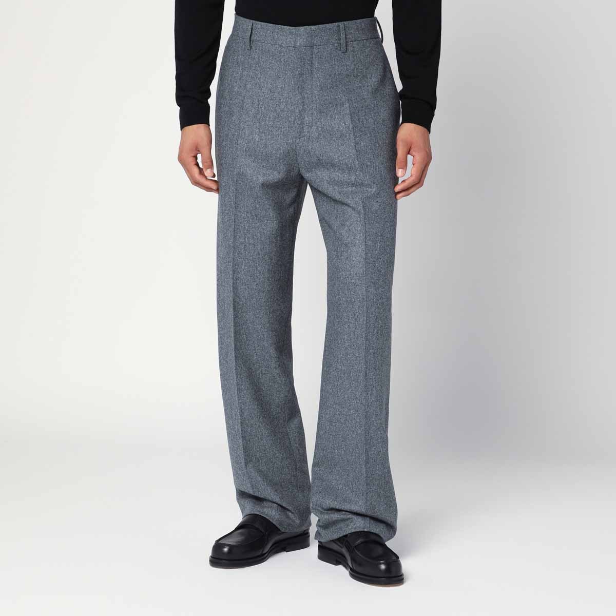 Tagliatore Wool Trousers In Gray