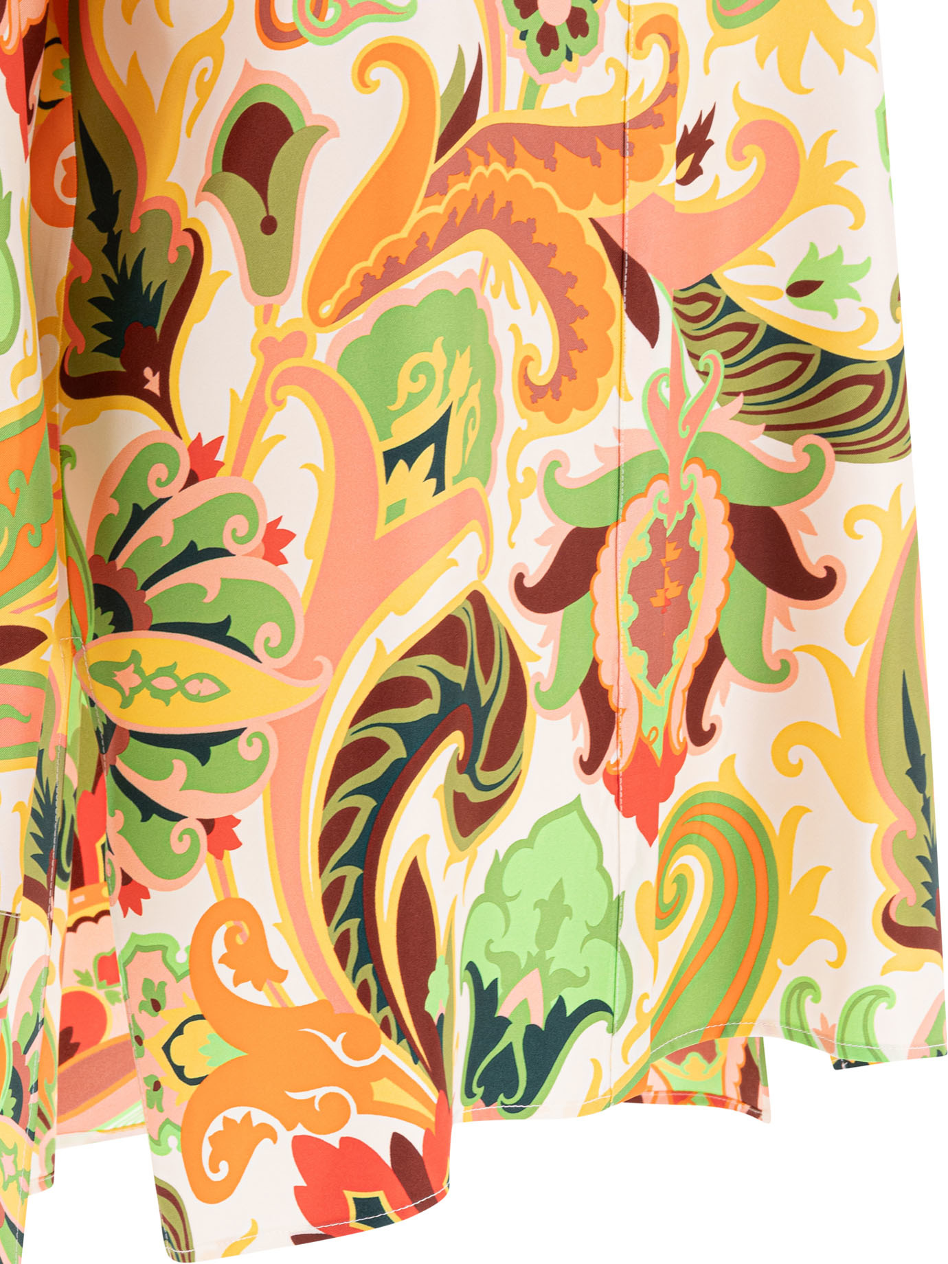 Etro Graphic Printed Long Sleeved Shirt In Multicolor
