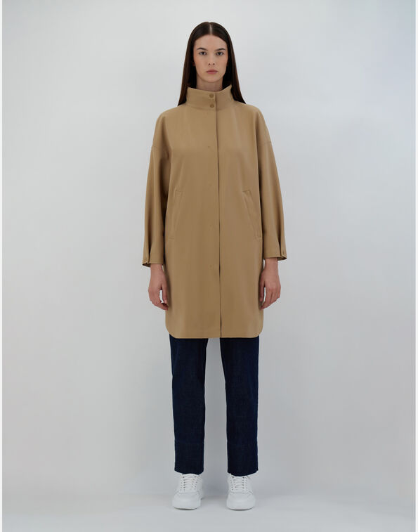 Herno First-act Pef ハイネックコート In Brown