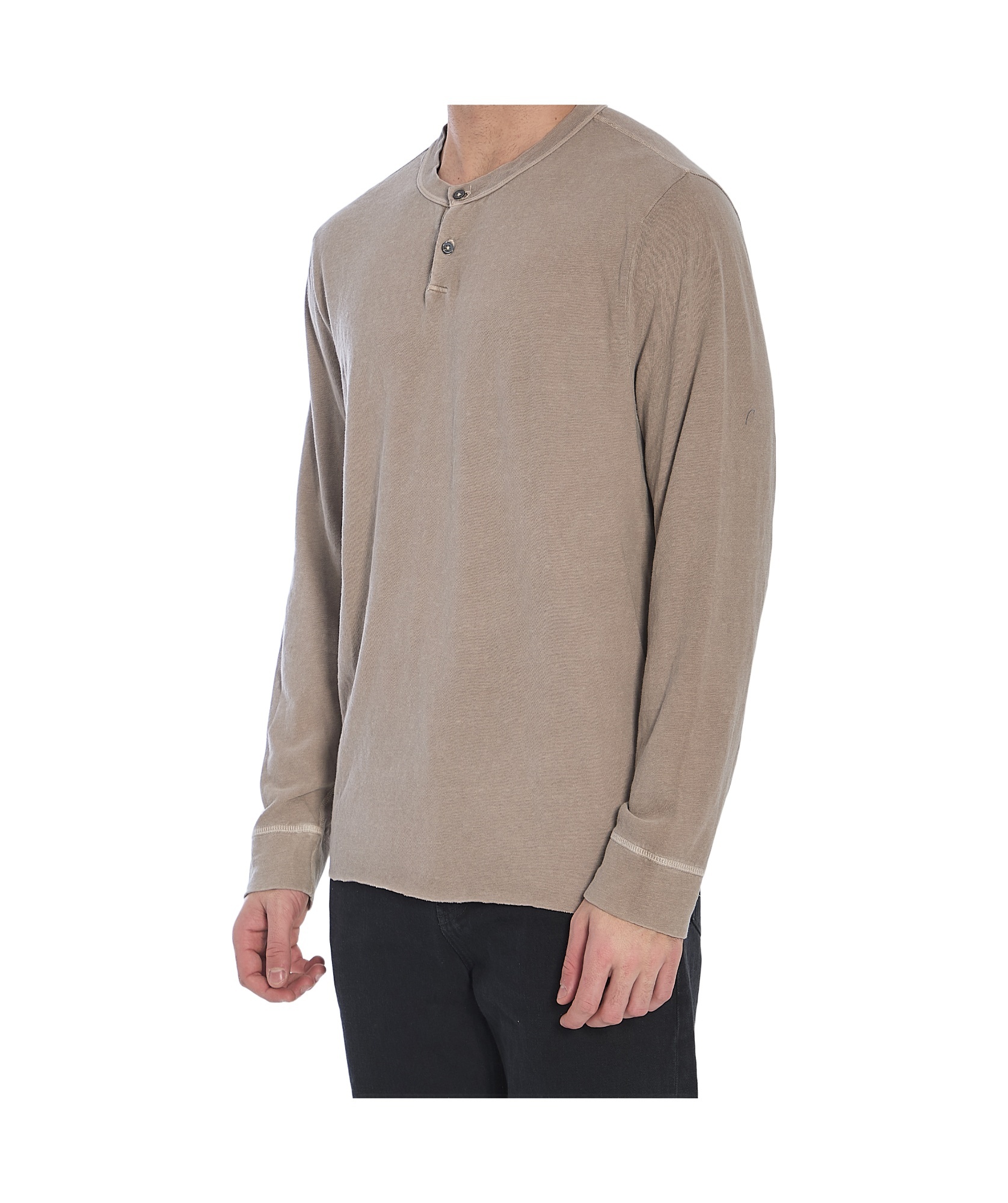JAMES PERSE COTTON HENLEY T-SHIRT