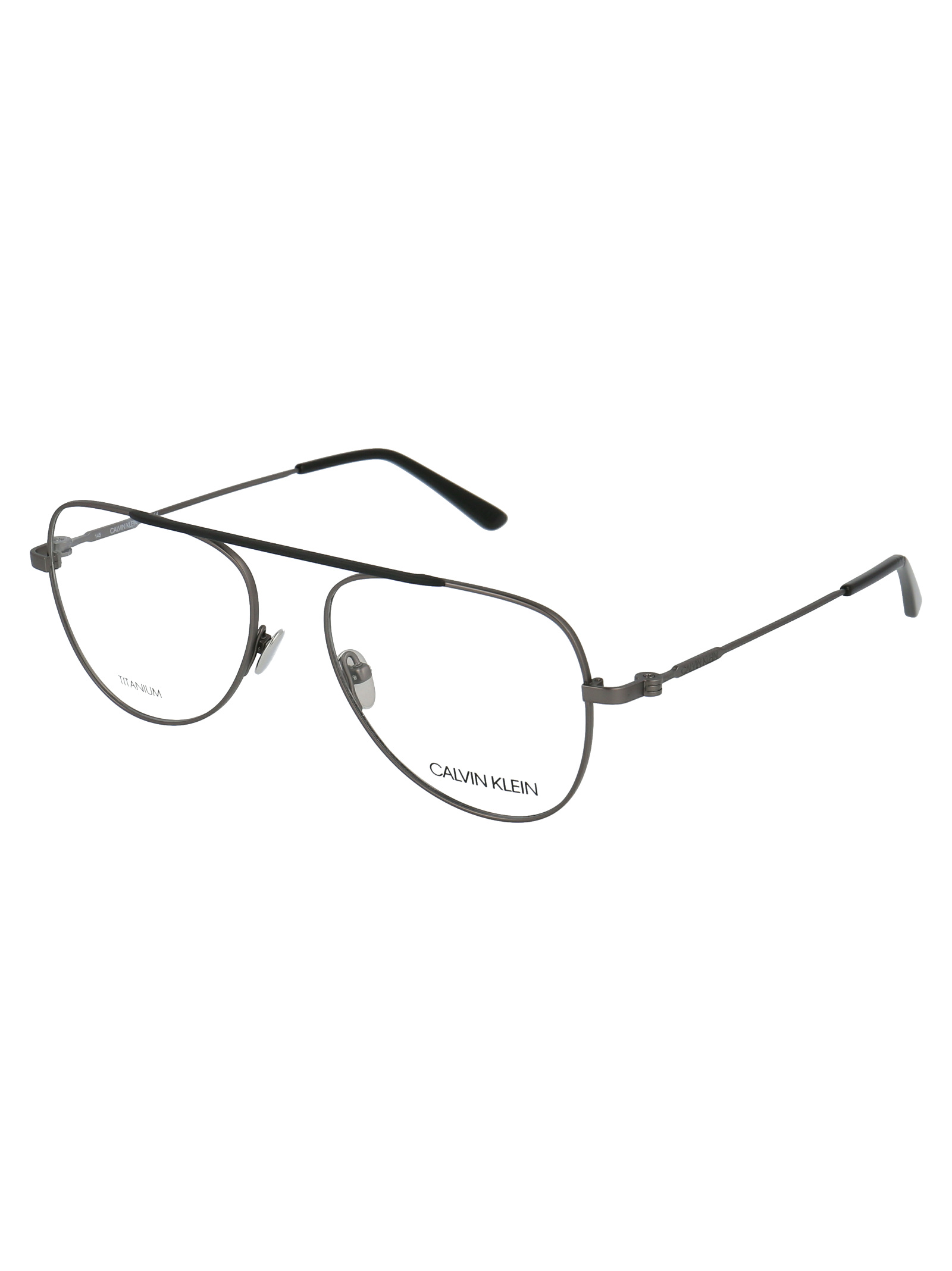 Calvin Klein Logo Flat Mirror In Gray