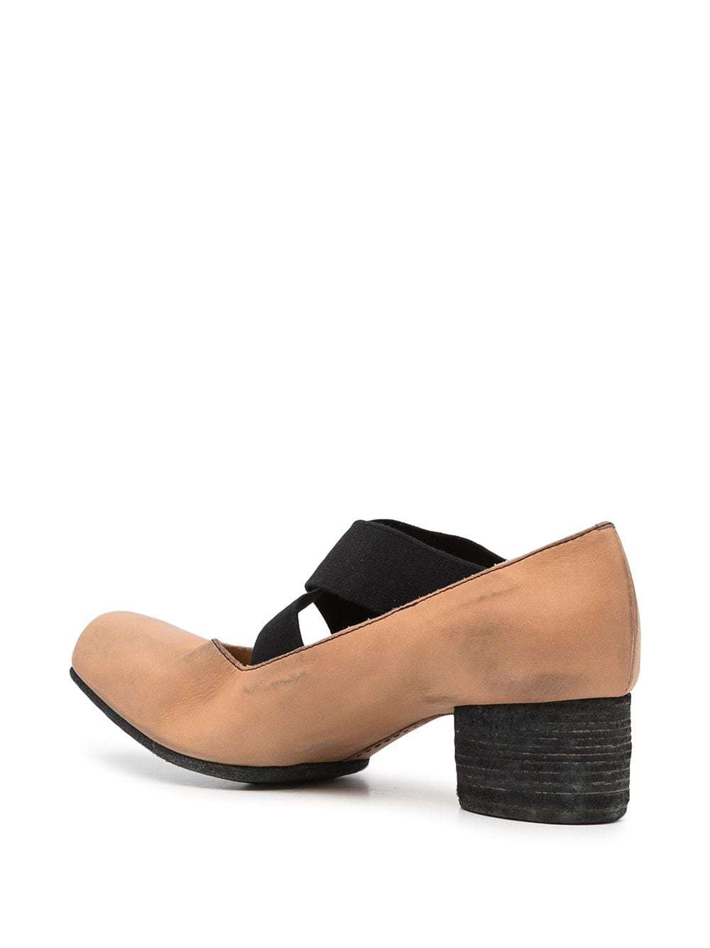 Uma Wang Contrasting Toe-cap Pumps In Nude