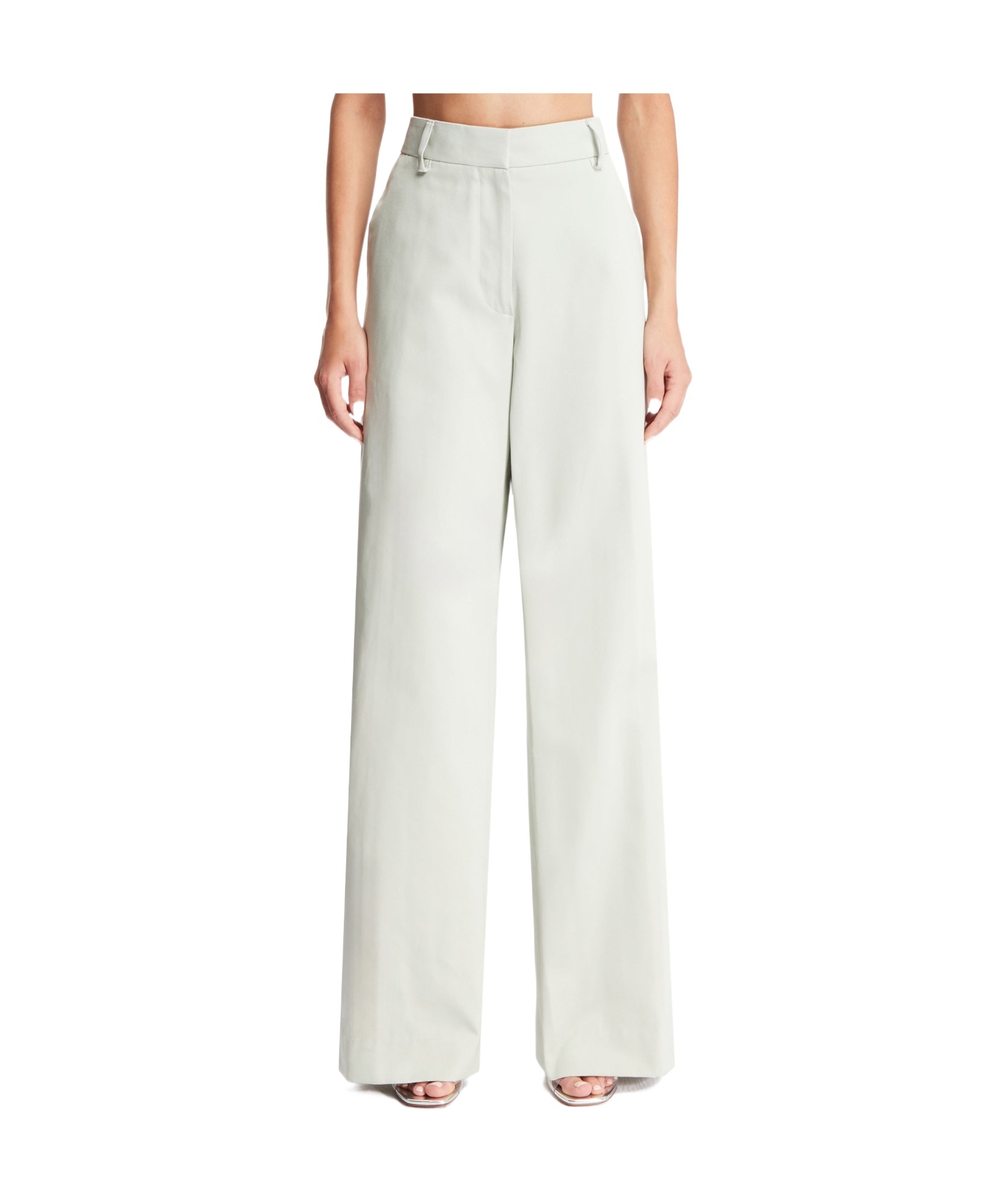 Dries Van Noten High-waisted Casual Pants In White