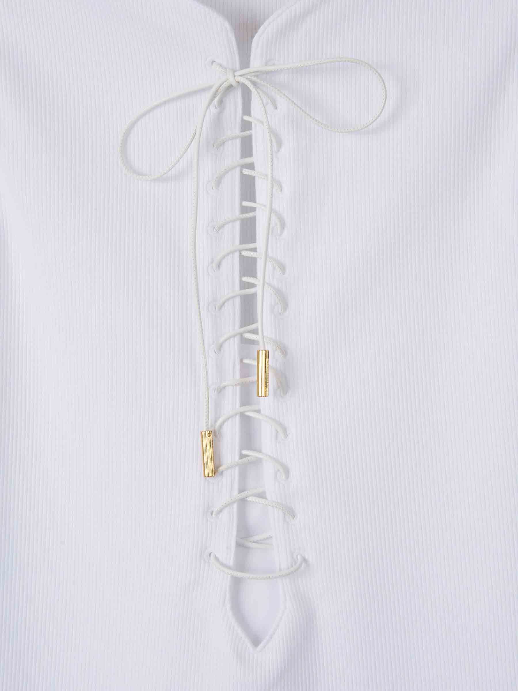 Givenchy Stretch Cotton Tank Top In White