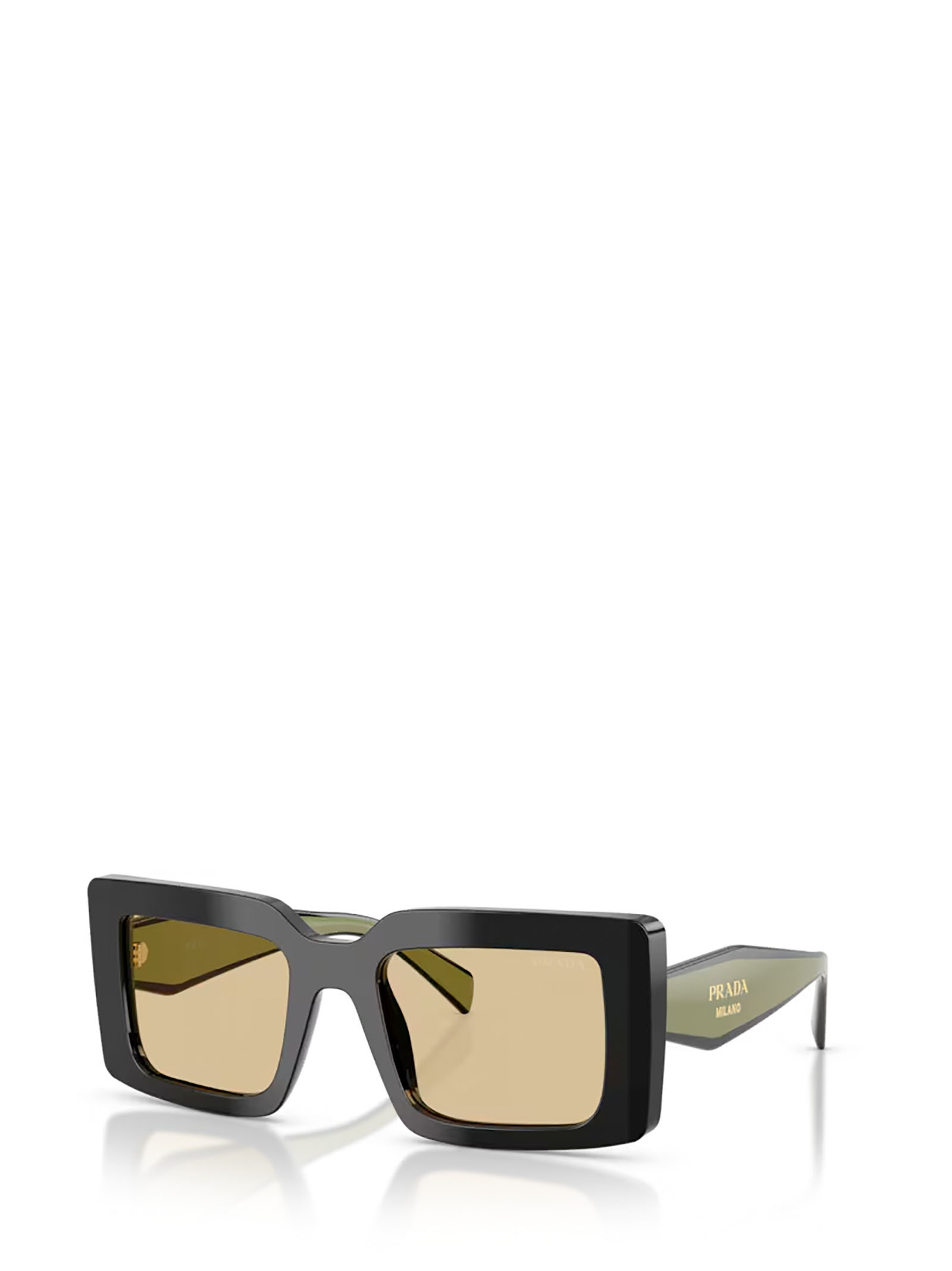 Prada Full Frame Sunglasses In Black
