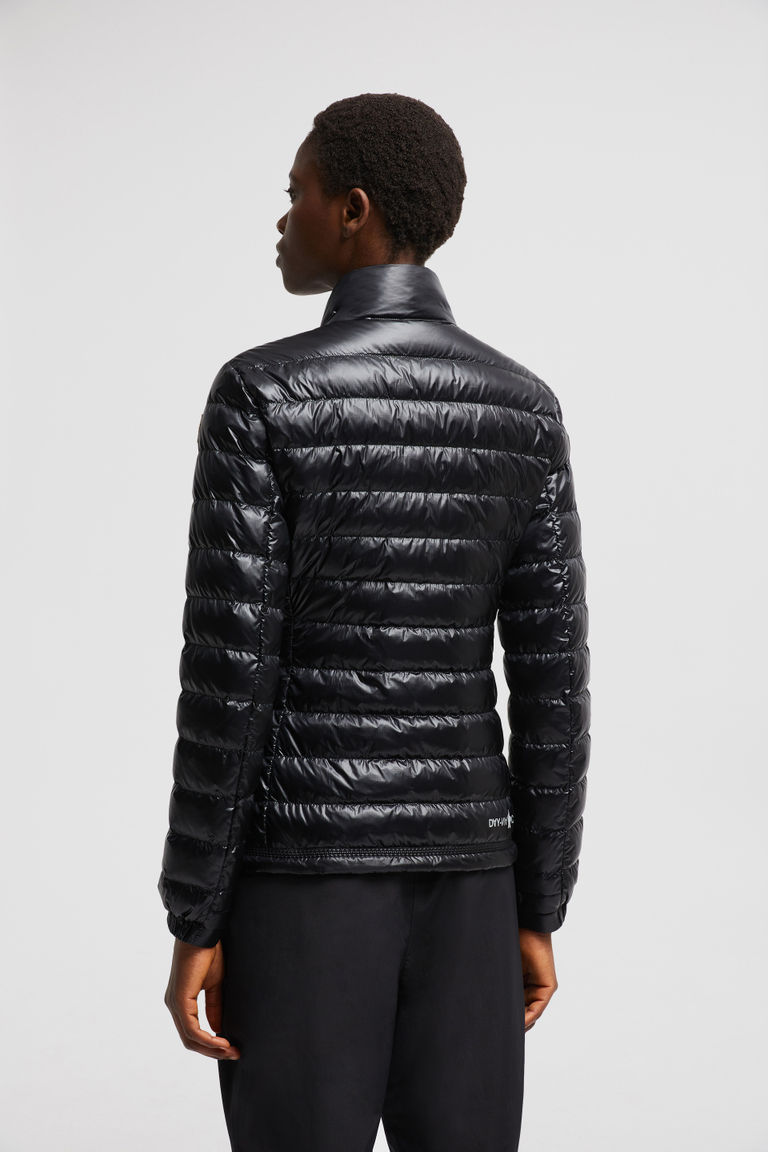 Moncler Logo-patch Padded-design Jacket In Black
