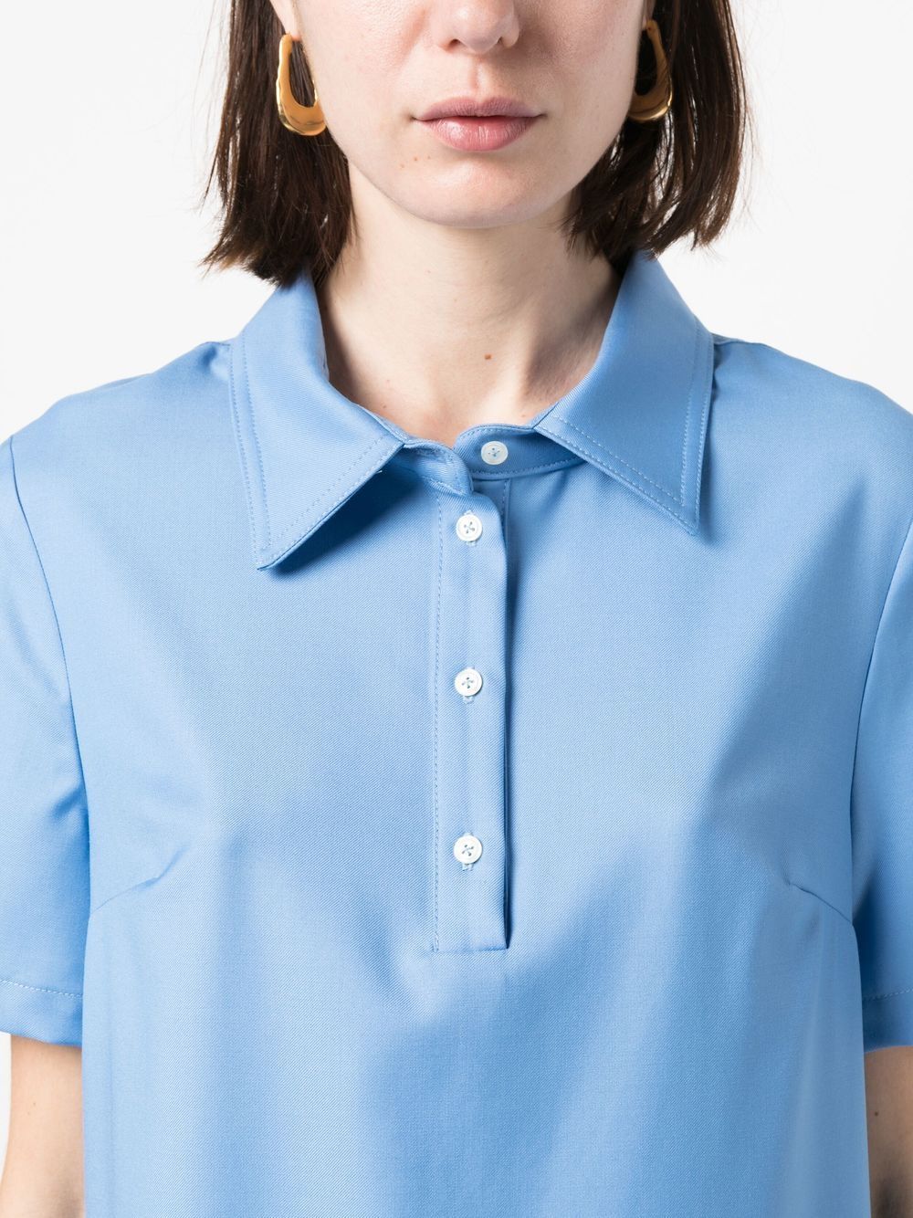 LOULOU STUDIO SHORT-SLEEVED DRESS