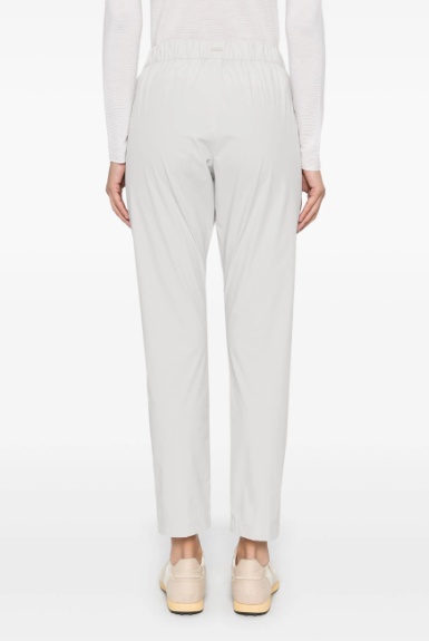 Herno Elastic Waist Casual Pants In White