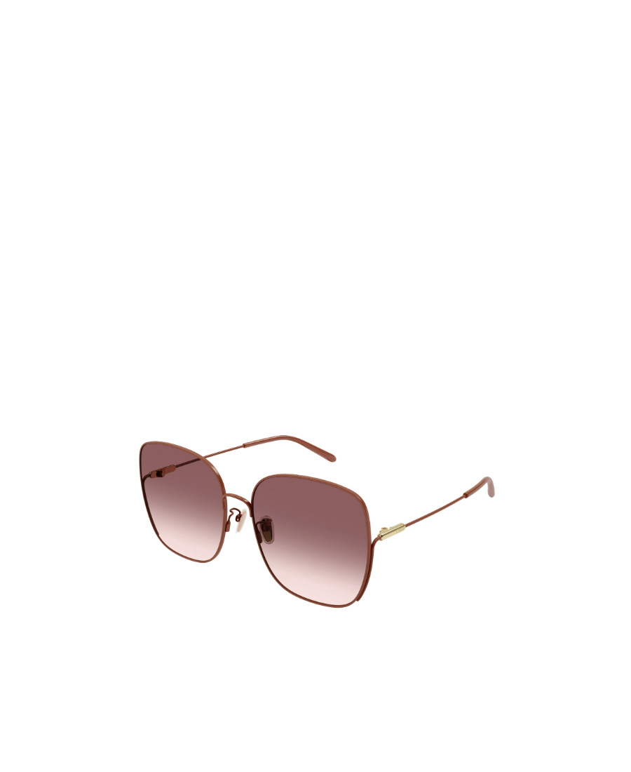 Chloé Logo Sunglasses In Brown