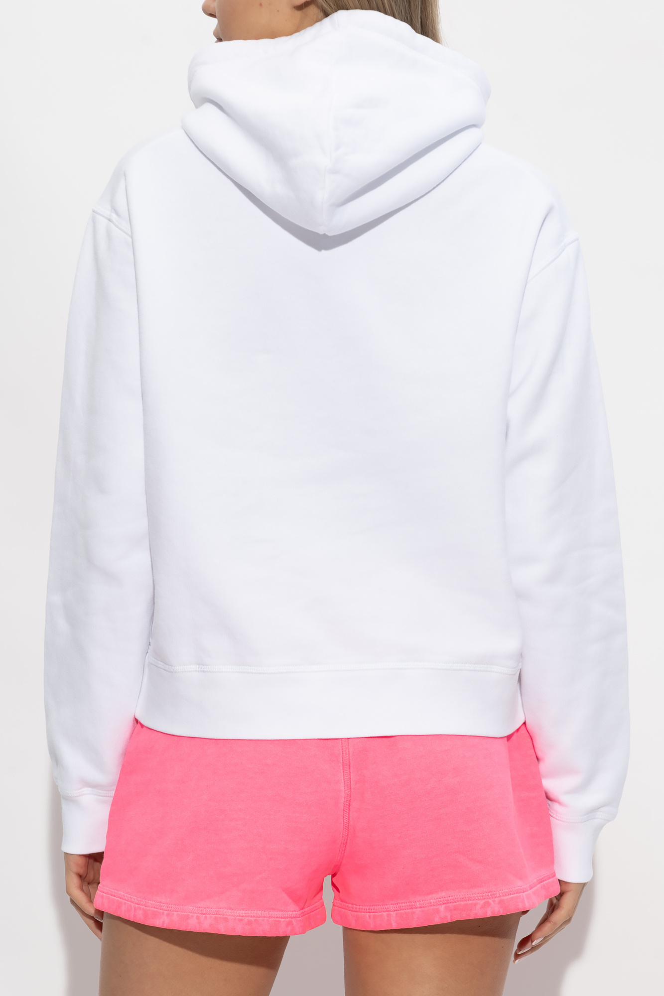 Dsquared2 Icon Darling Cool Cotton Hoodie In White