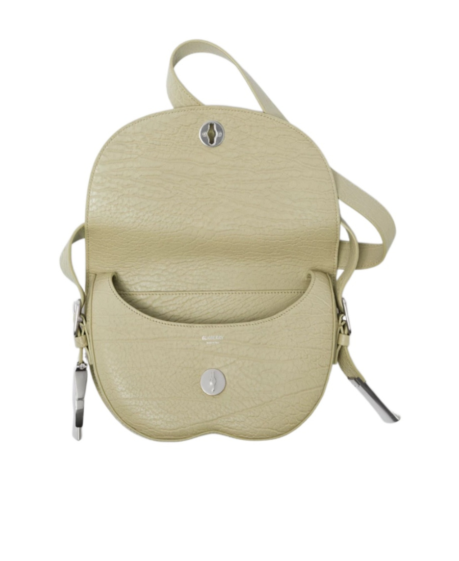 Burberry Chess Leather Crossbody Bag In Nude
