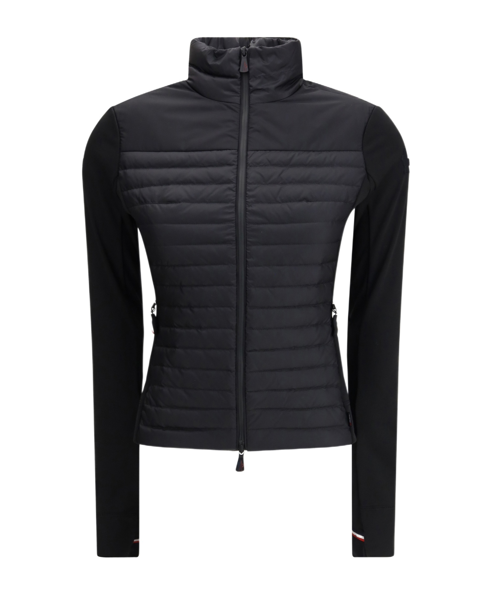 Moncler Grenoble High-neck Zipped Cardigan In Black