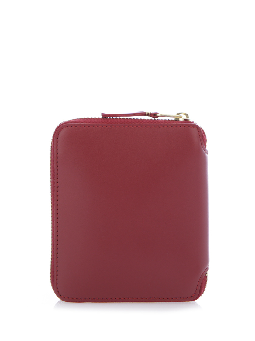 Comme Des Garçons Zip Around Wallet In Red
