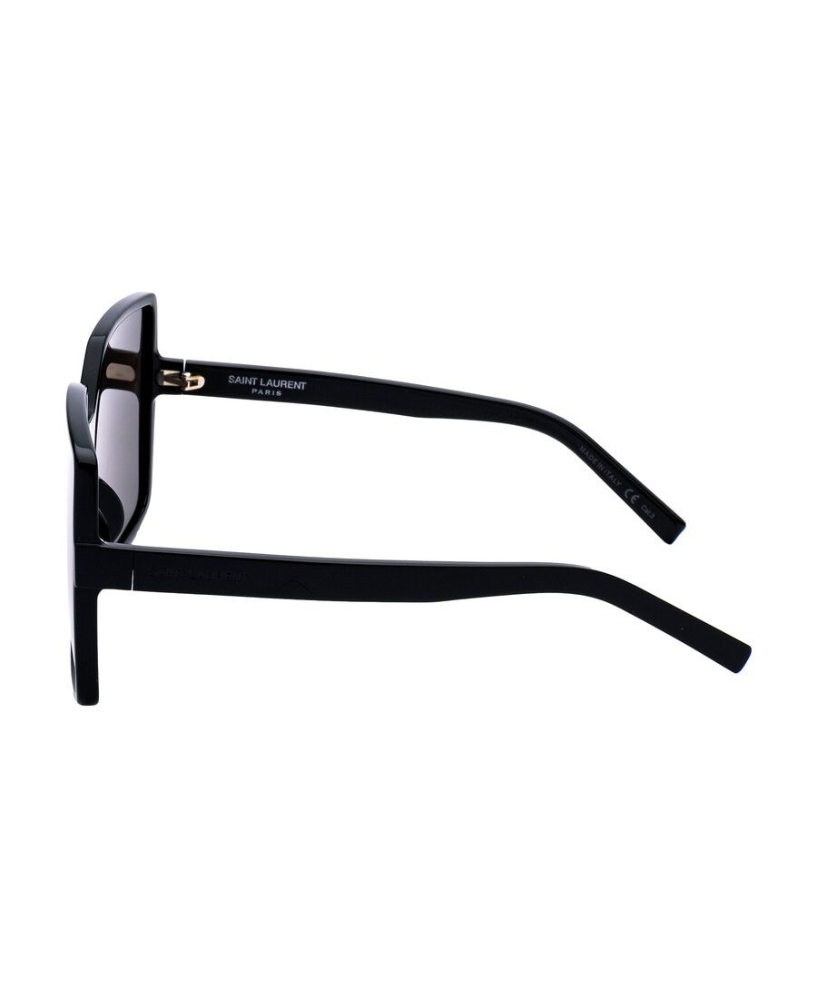 Saint Laurent Extra-large Frame Sunglasses In Black
