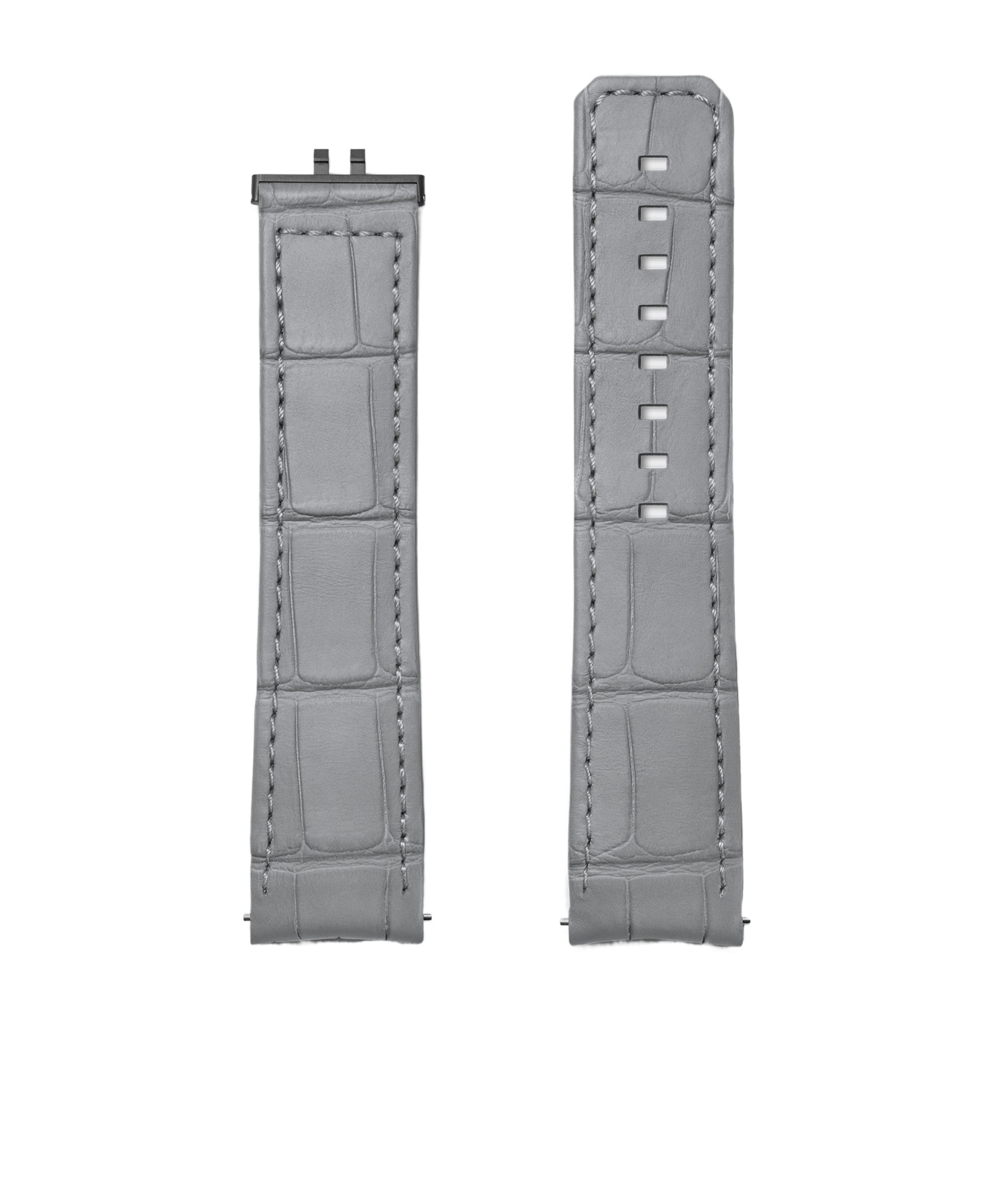 Dior Rectangular Watch Strap In Gray