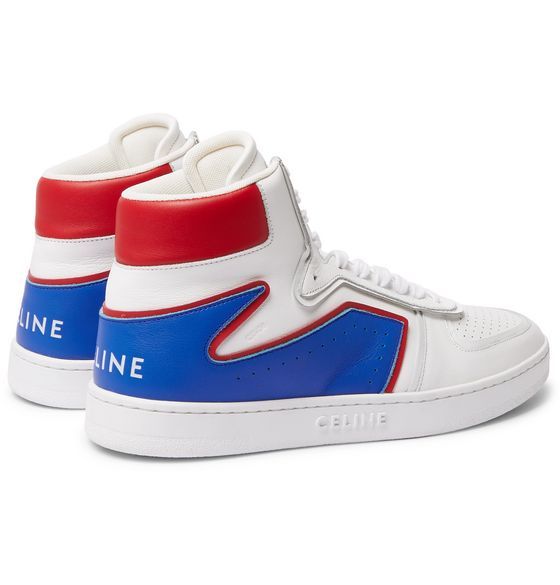 Celine 'z' Trainer Ct-01 High-top Casual Shoes In White