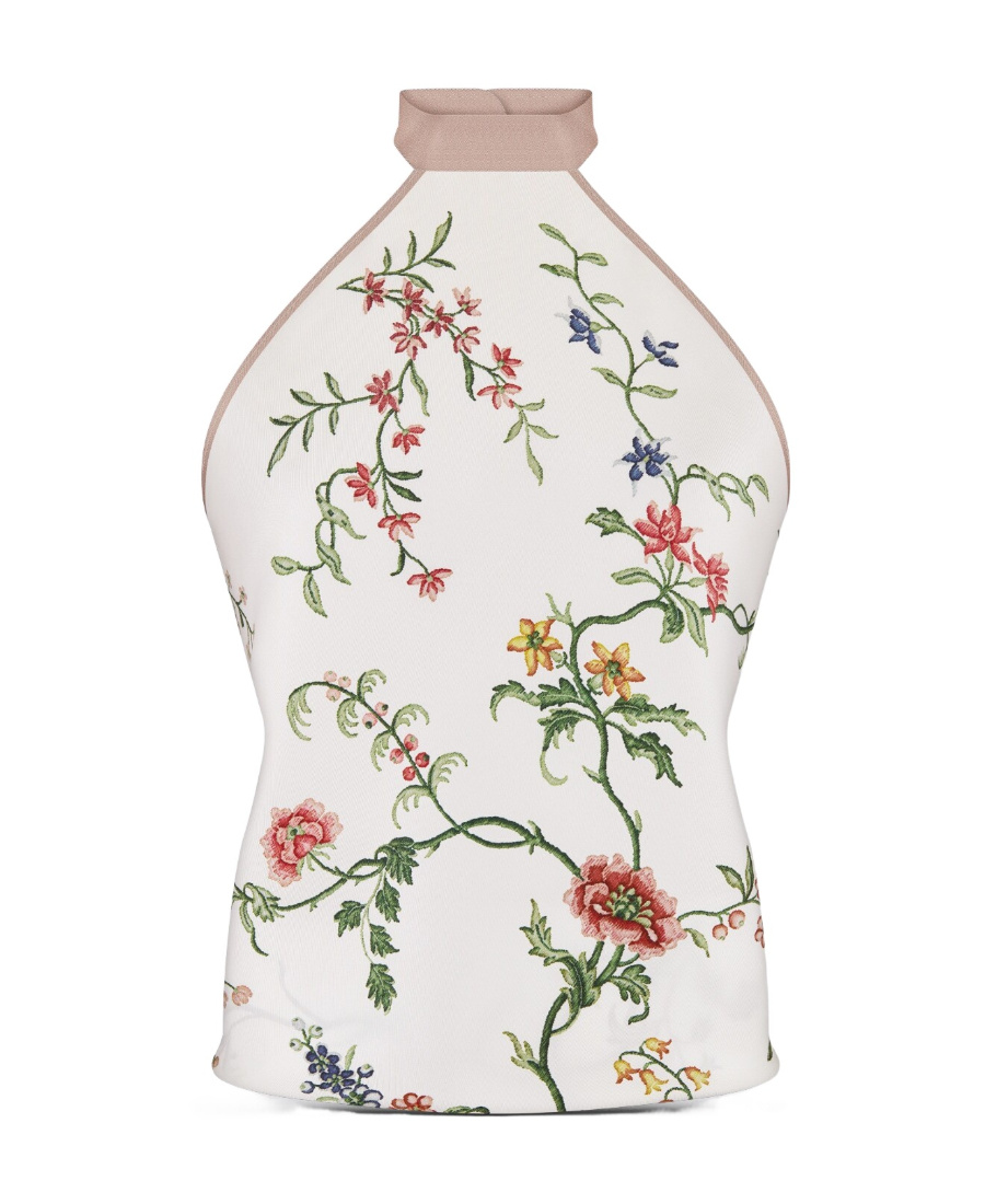 Dior Printed Strap In White