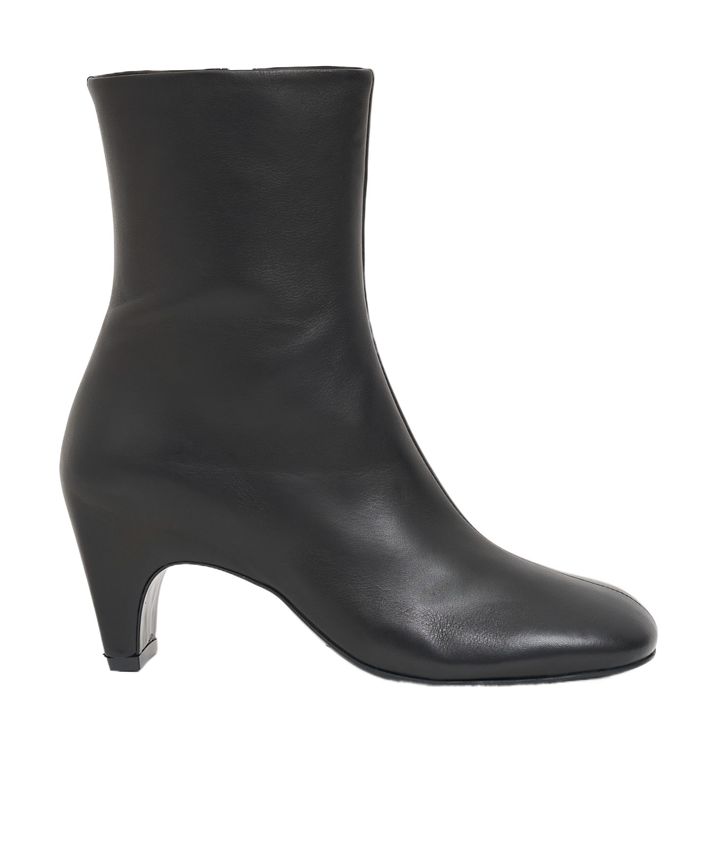 Vic Matie Zippered Ankle Boots In Black