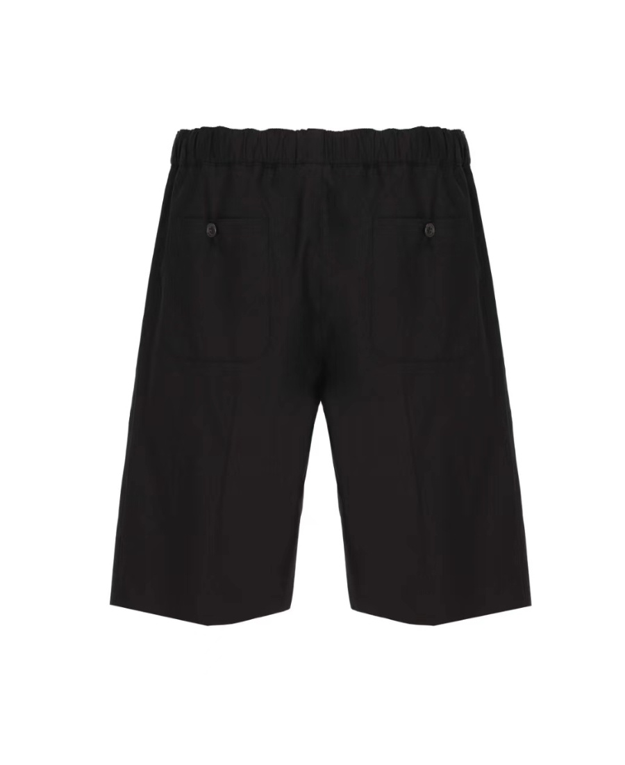 Alexander Mcqueen Satin-weave Knee-length Shorts In Black