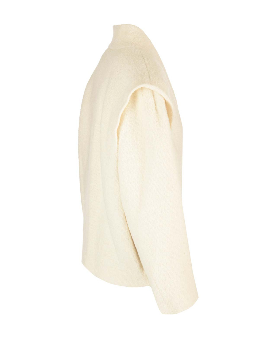 Isabel Marant Étoile Drogo Wool Blend Jacket In White