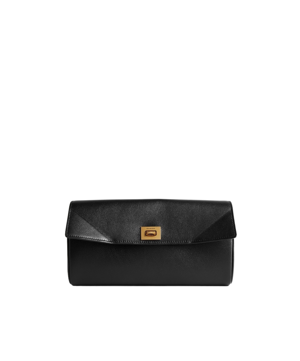 Balenciaga Long Black Wallet In Black