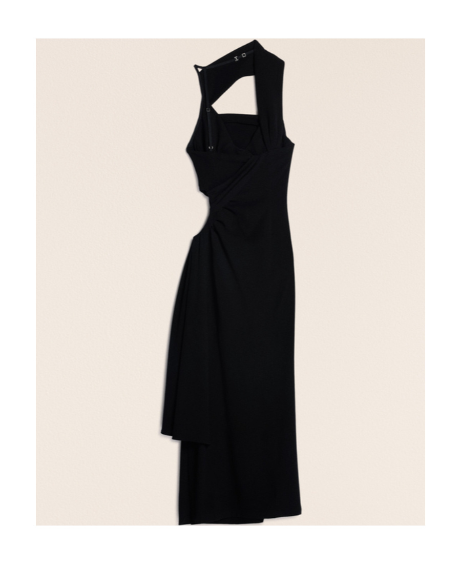 Jacquemus La Robe Abanada In Black