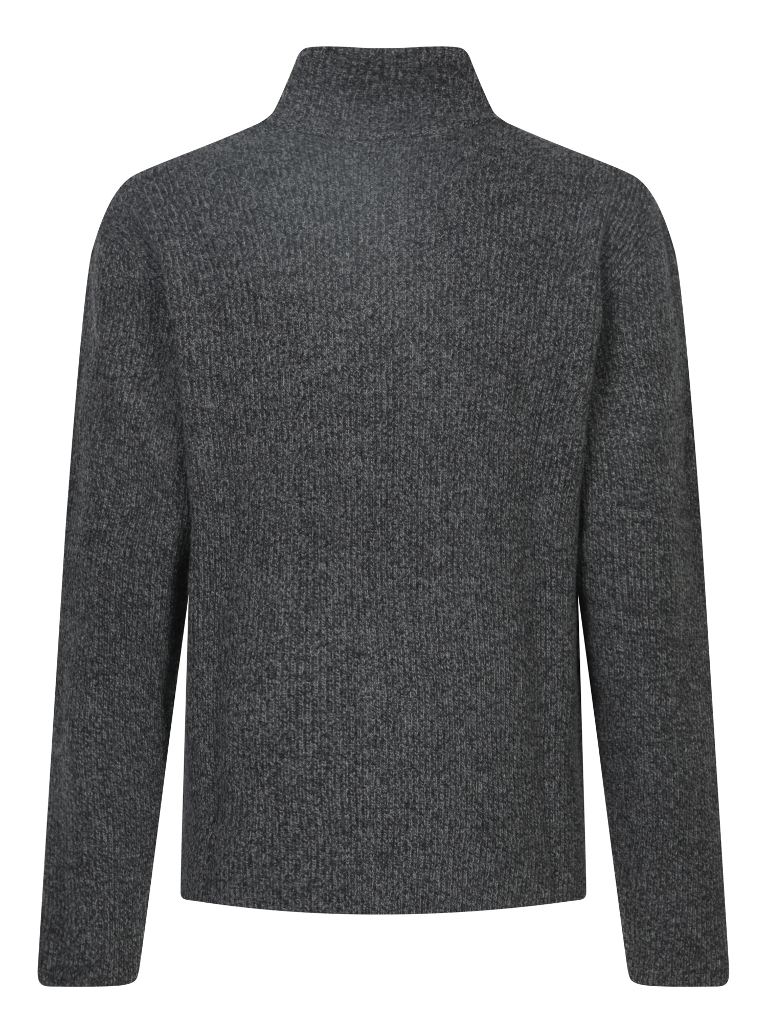 Officine Generale Full Zip Black/grey Sweater In Gray